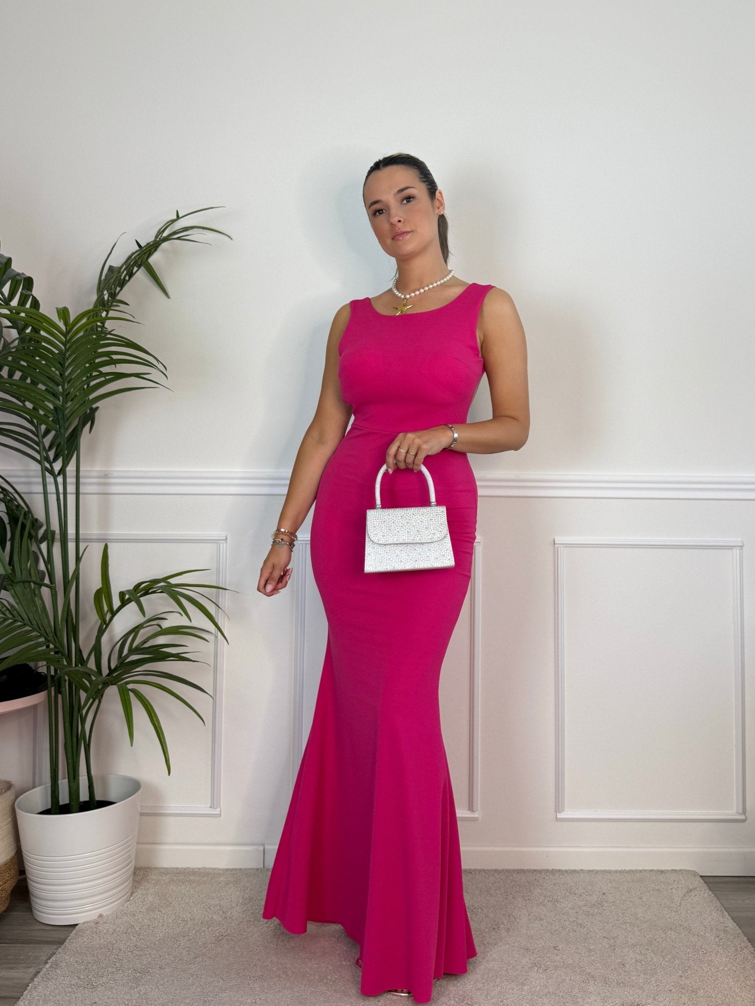 Vestito lungo con ruches FIOCCO - Follie by Alice