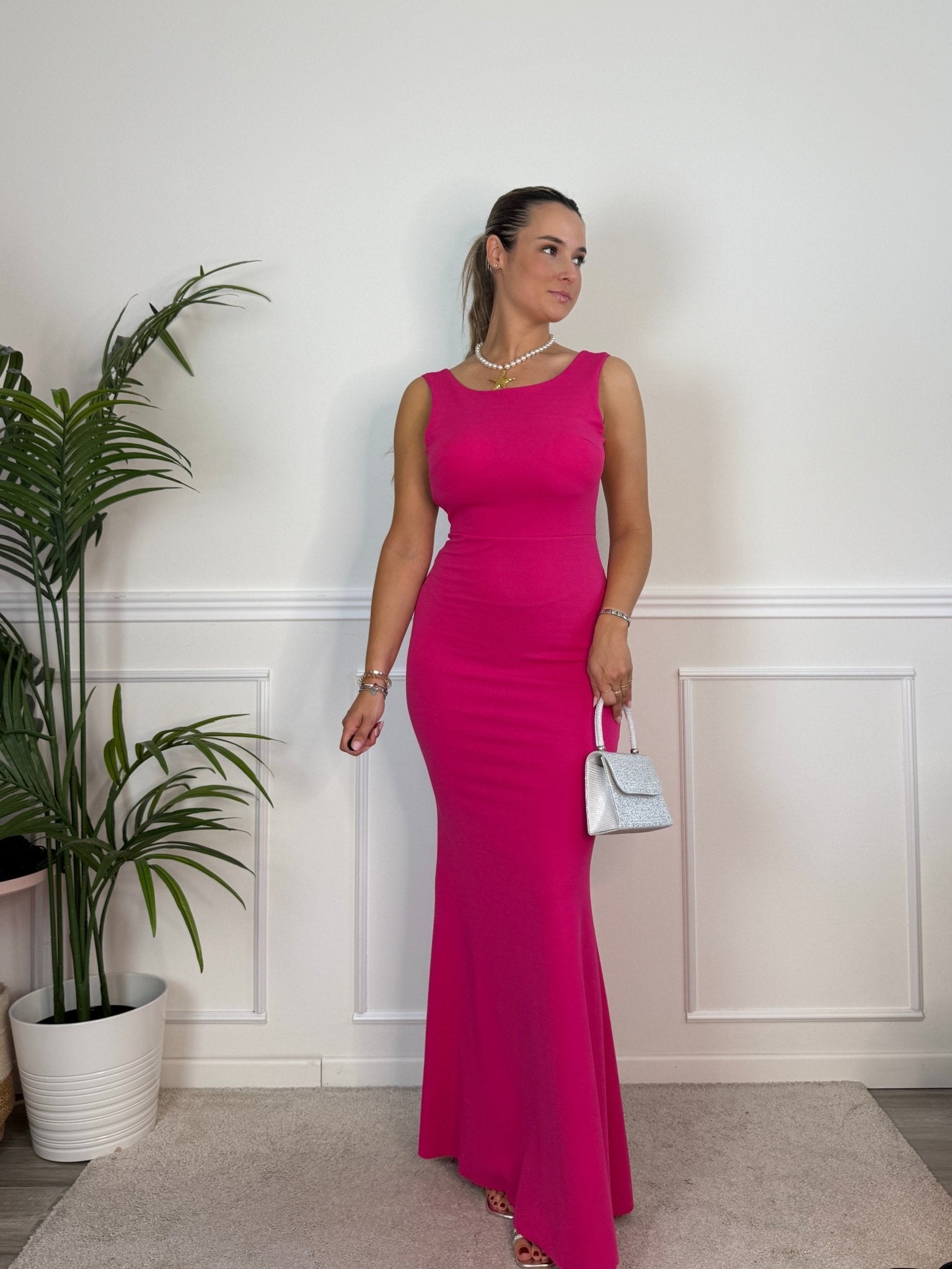 Vestito lungo con ruches FIOCCO - Follie by Alice