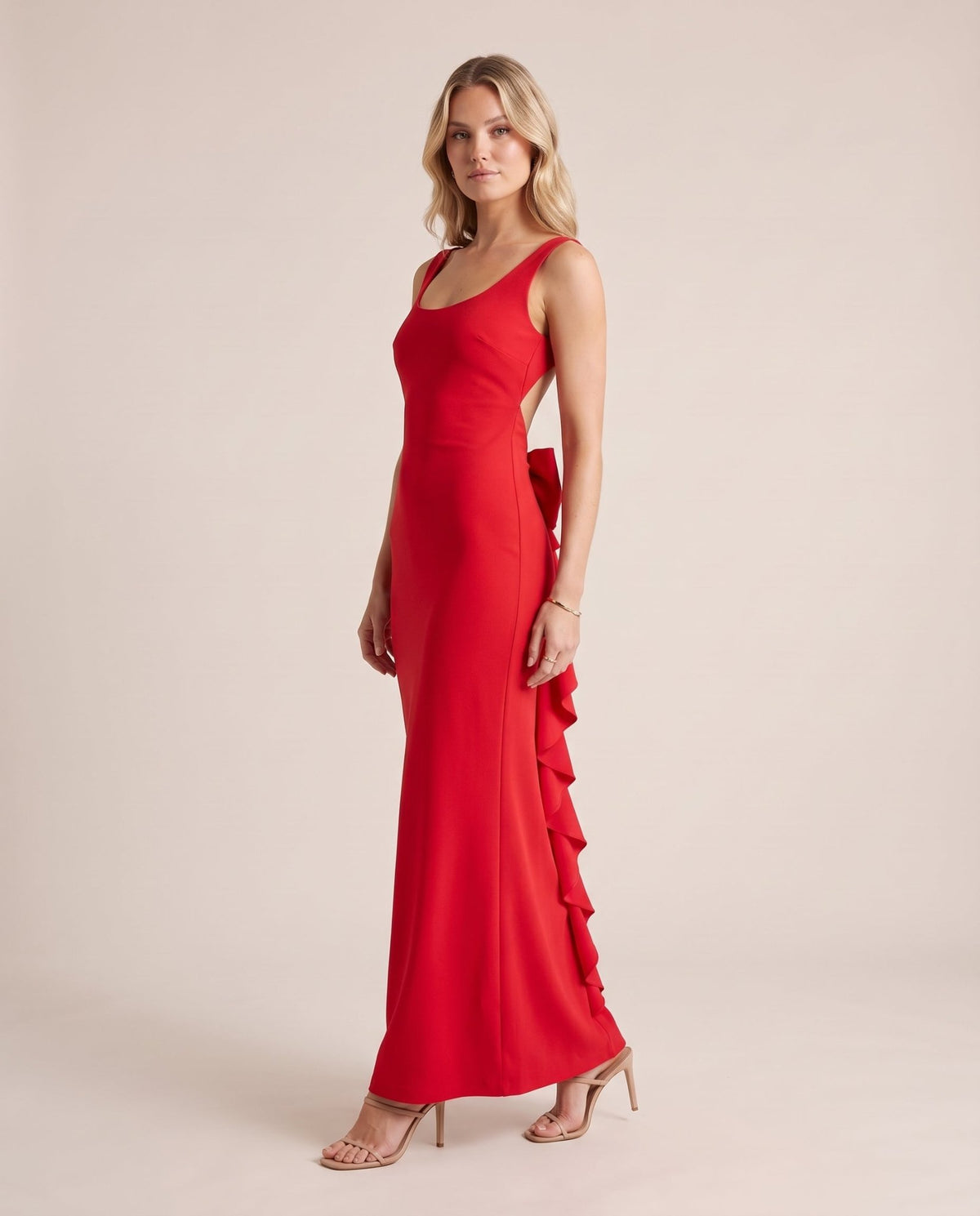 Vestito lungo con ruches FIOCCO - Follie by Alice