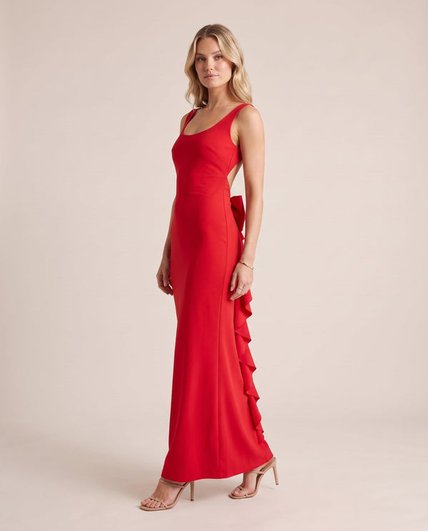 Vestito lungo con ruches FIOCCO - Follie by Alice