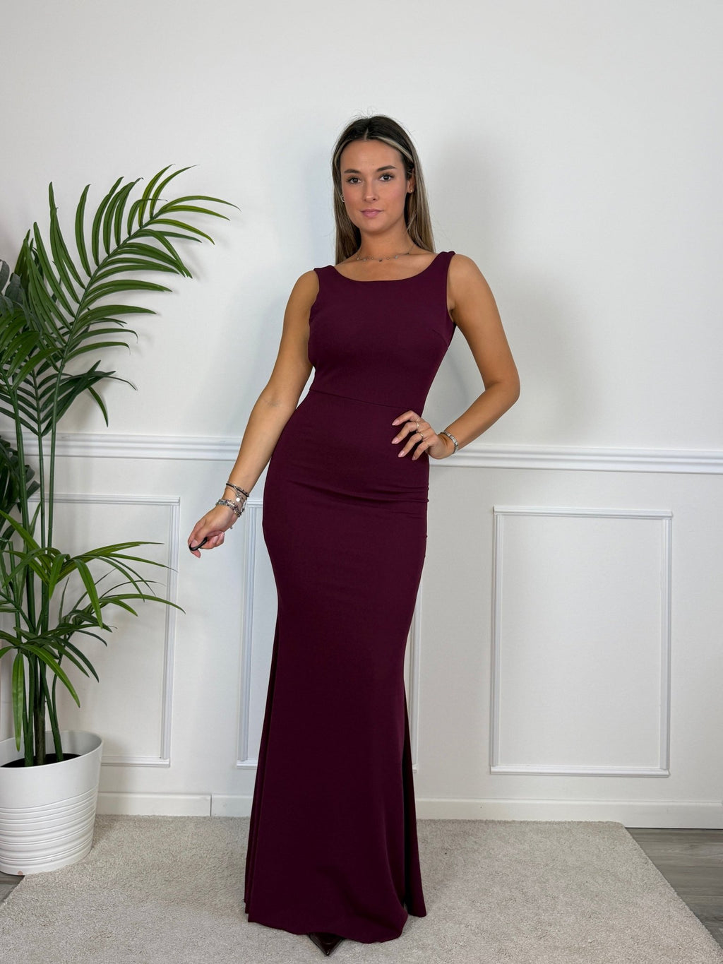 Vestito lungo con ruches FIOCCO - Follie by Alice