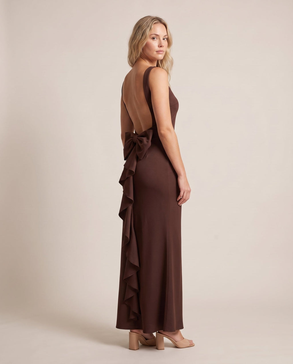 Vestito lungo con ruches FIOCCO - Follie by Alice