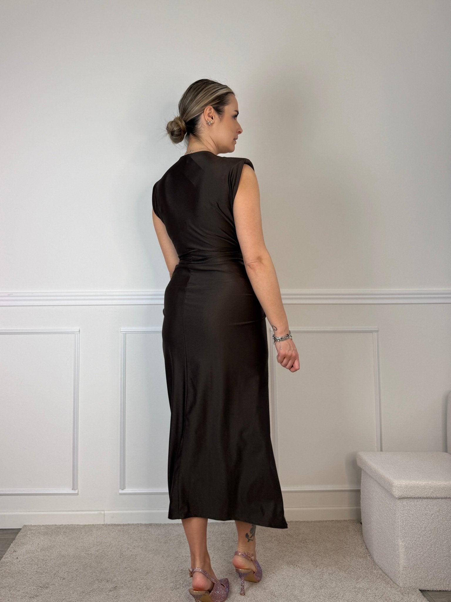 Vestito lungo con scollo a V MANIA - Follie by Alice