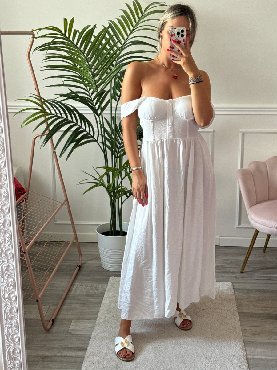 Vestito lungo effetto lino SOLEA – alternate