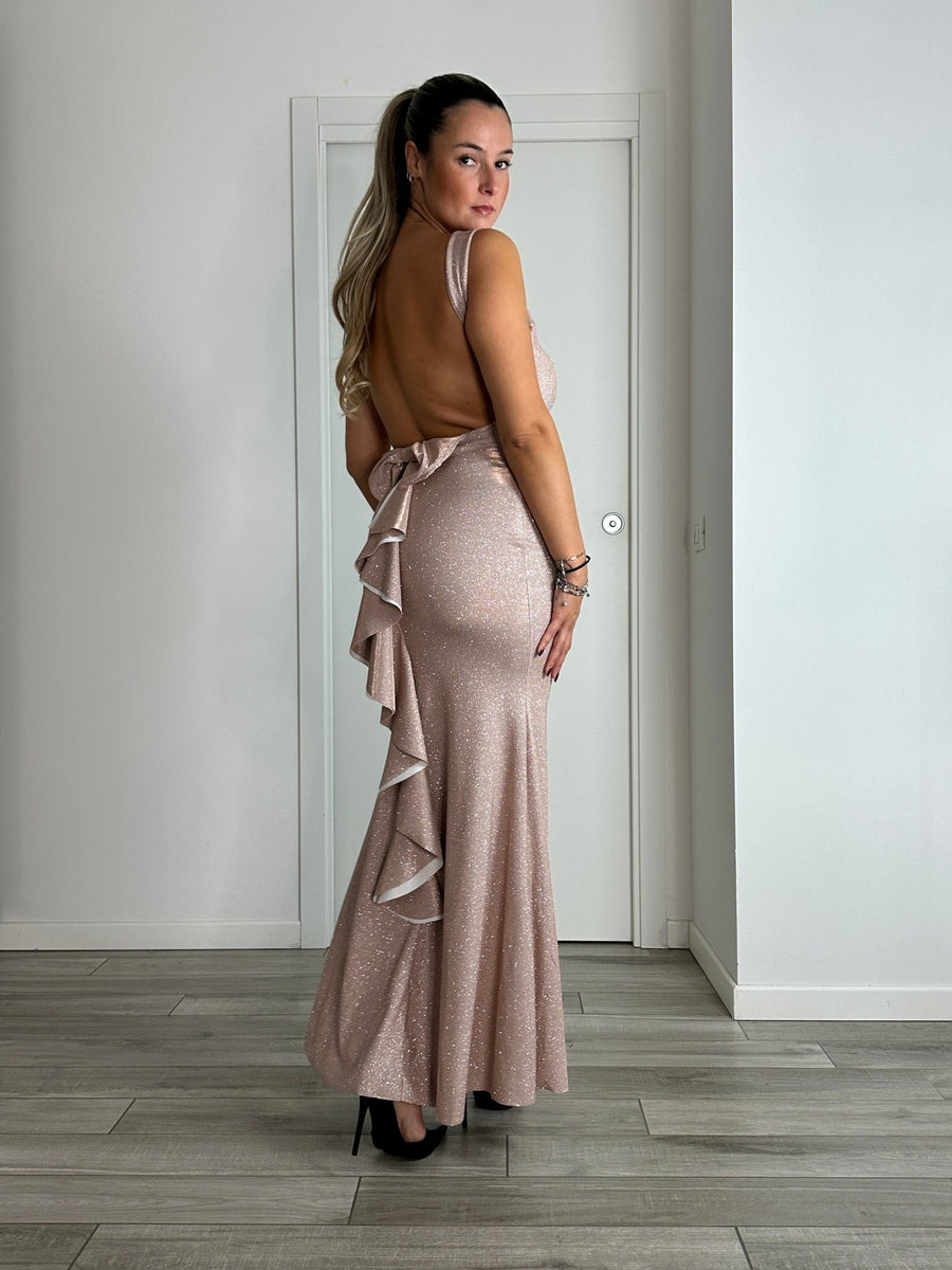 Vestito lungo glitterato GLIMMER – alternate