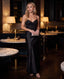 Vestito lungo in raso con corpetto paillettes MARLENE - Follie by Alice