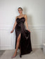 Vestito lungo in raso SOFIA - Follie by Alice