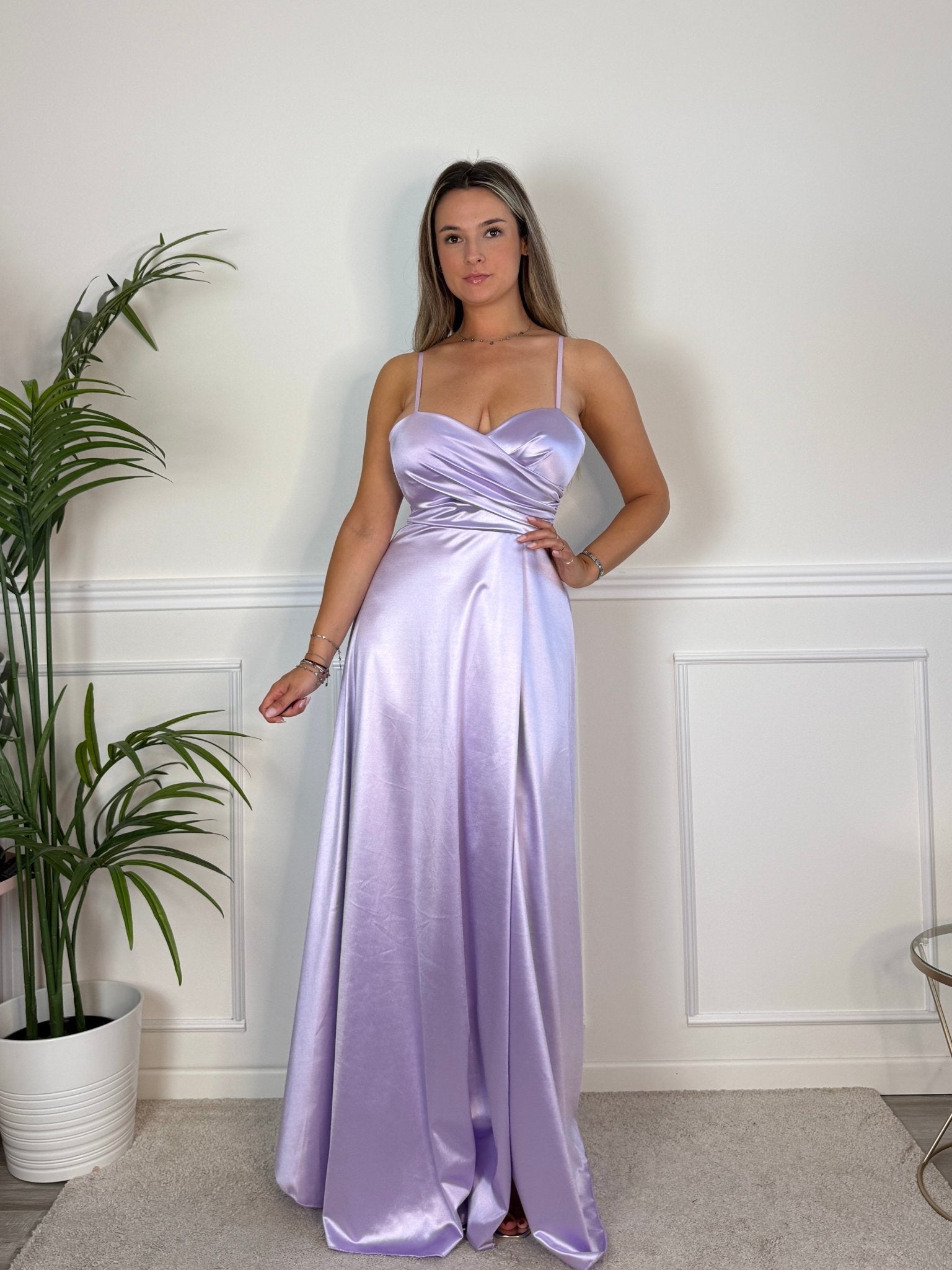 Vestito lungo in raso VELOUR - Follie by Alice