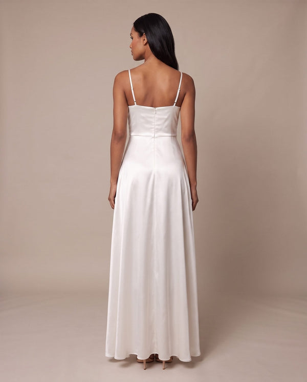 Vestito lungo in raso VELOUR - Follie by Alice