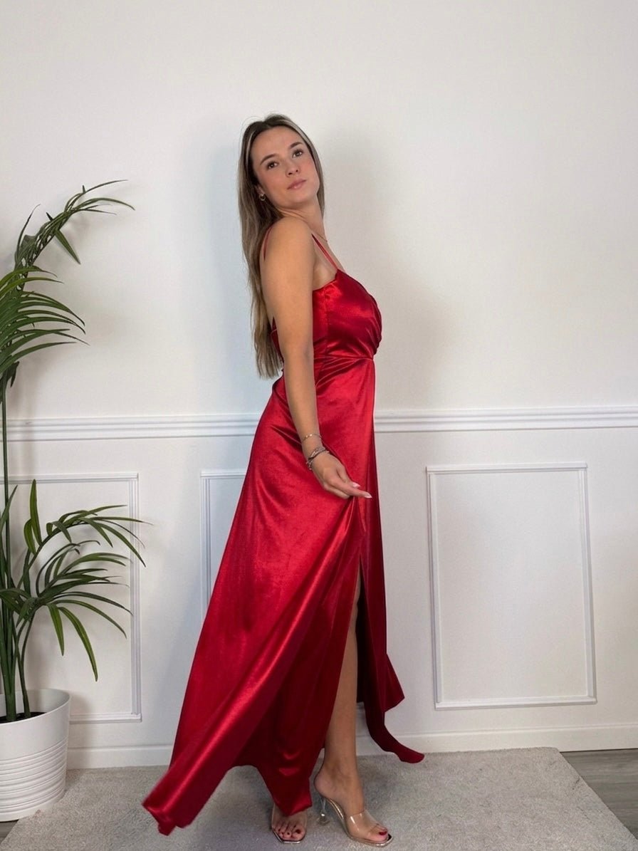 Vestito lungo in raso VELOUR - Follie by Alice Immagine secondaria del prodotto