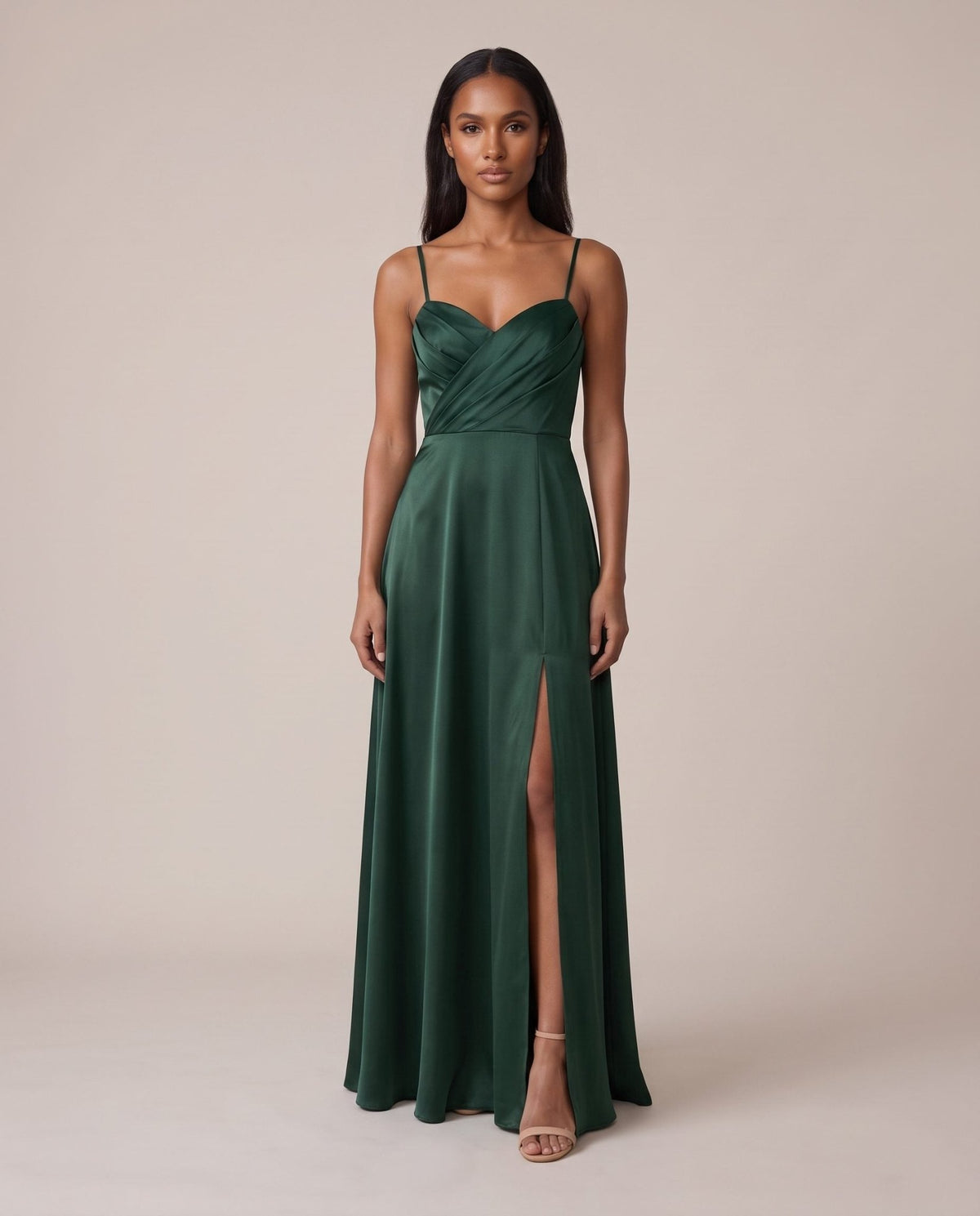 Vestito lungo in raso VELOUR - Follie by Alice