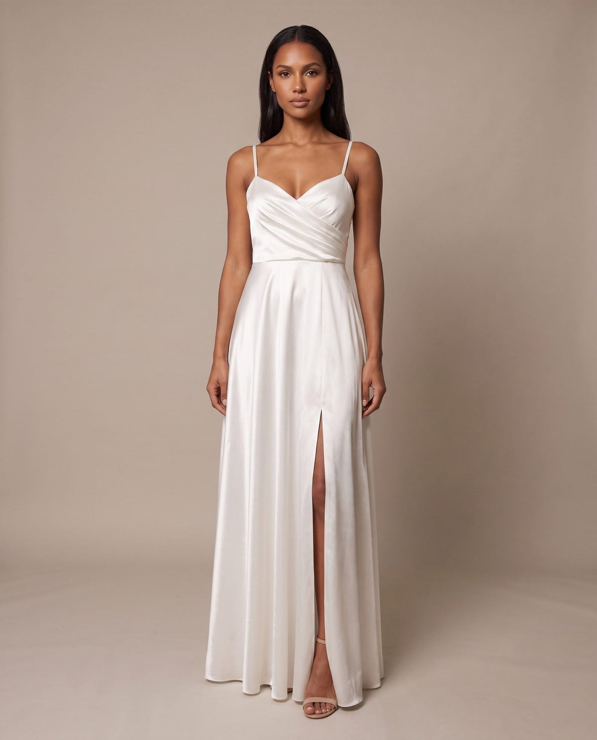 Vestito lungo in raso VELOUR - Follie by Alice