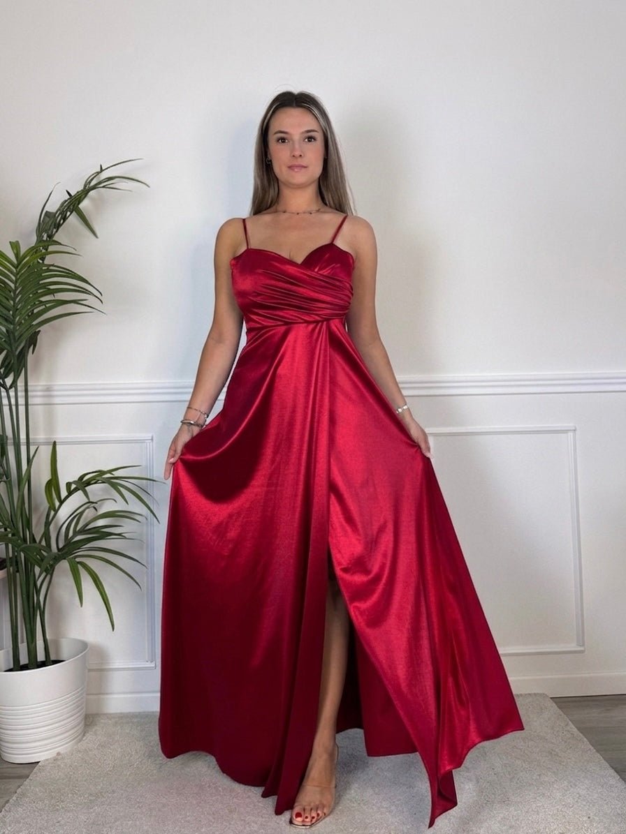 Vestito lungo in raso VELOUR - Follie by Alice