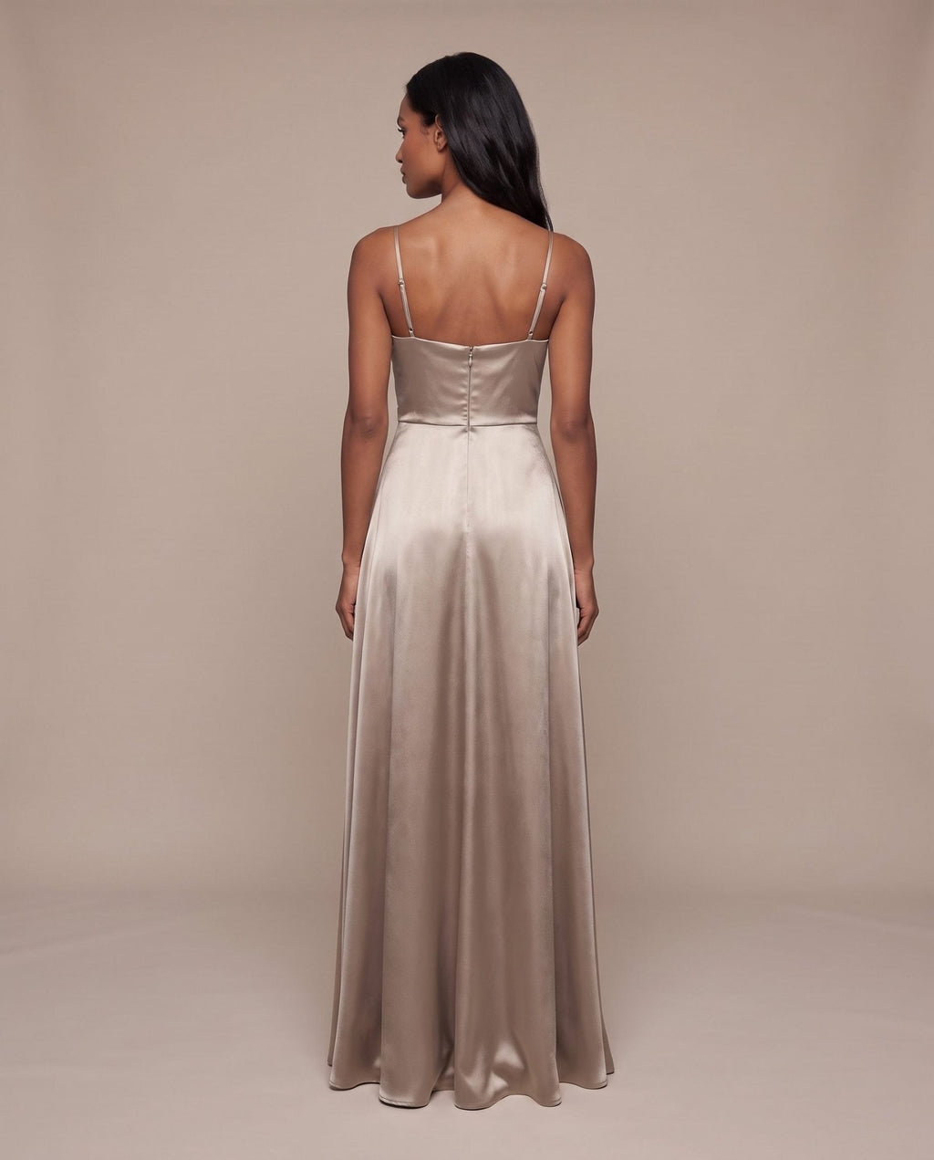 Vestito lungo in raso VELOUR - Follie by Alice