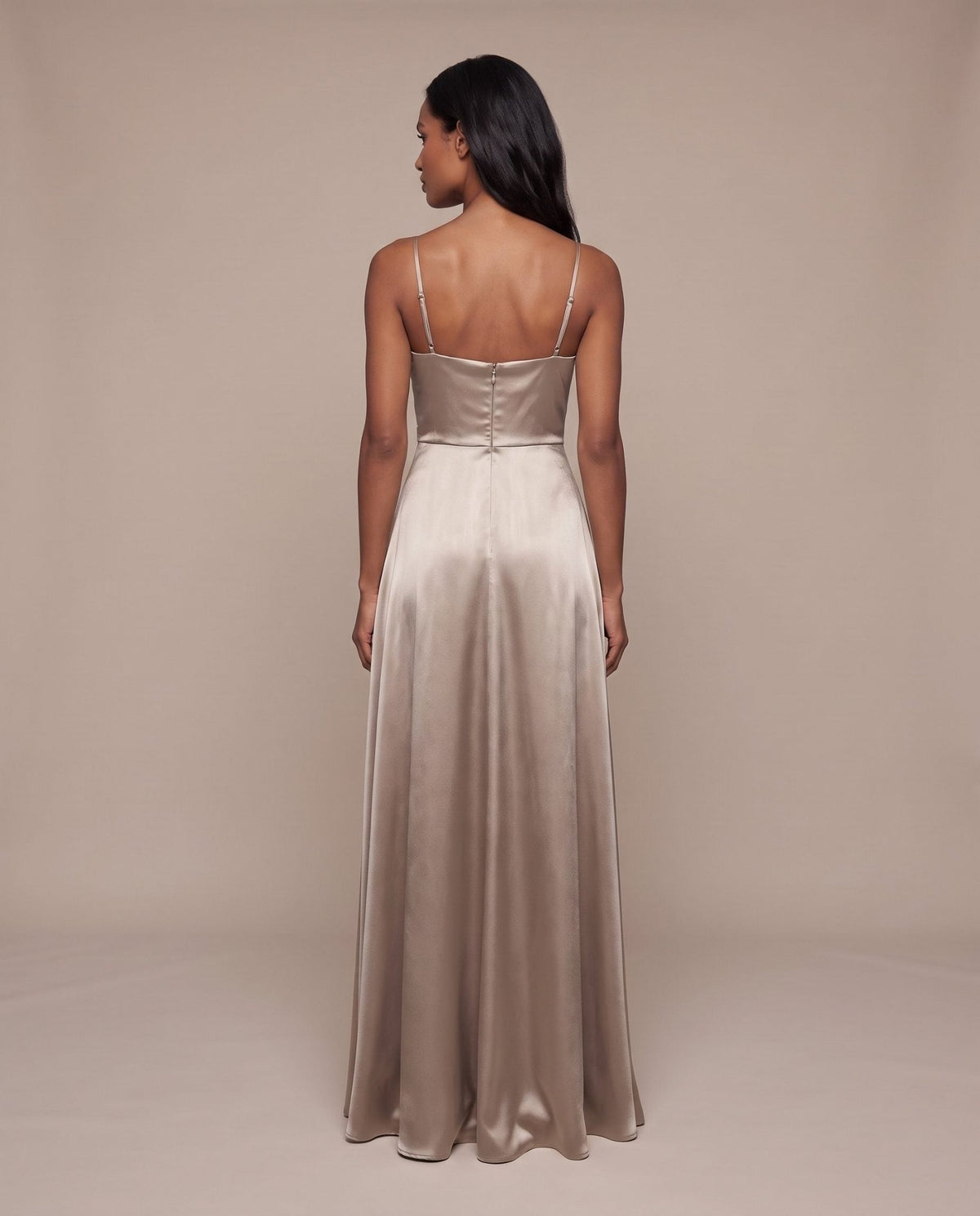 Vestito lungo in raso VELOUR - Follie by Alice