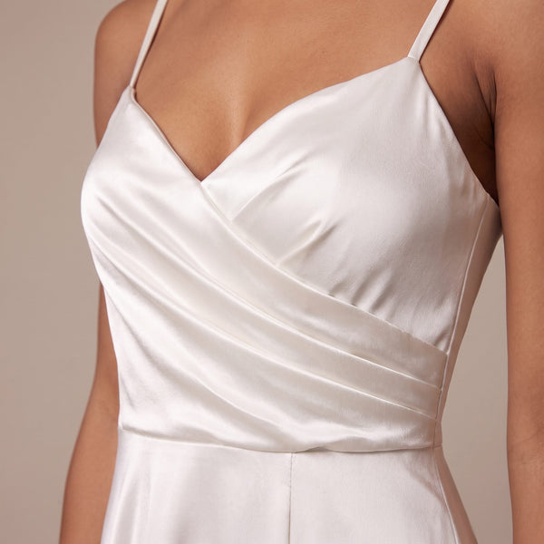 Vestito lungo in raso VELOUR - Follie by Alice