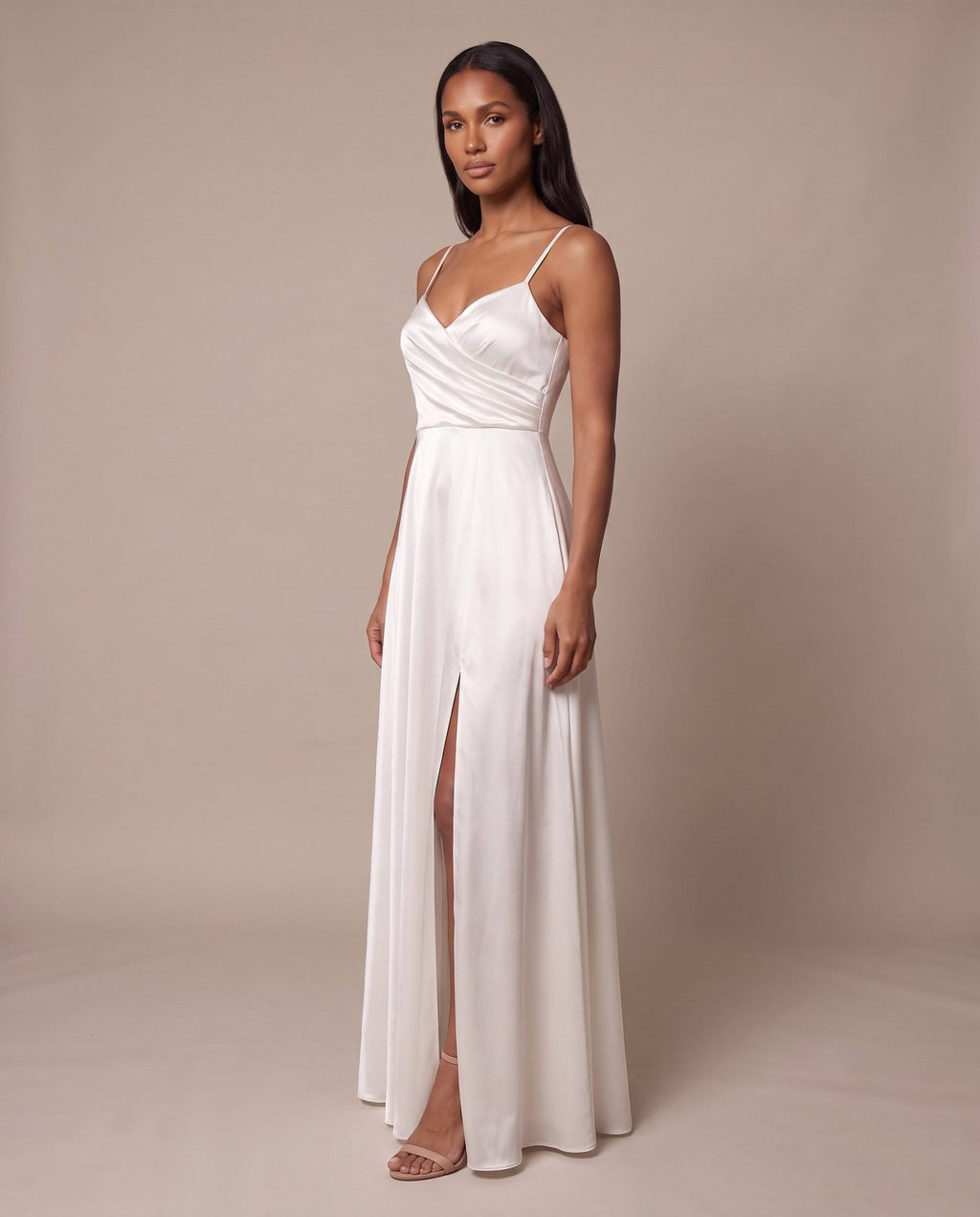 Vestito lungo in raso VELOUR - Follie by Alice