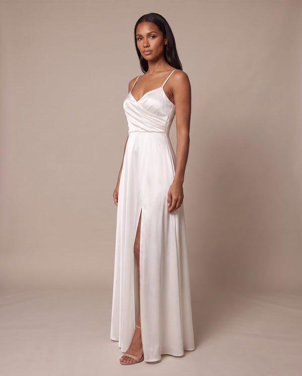 Vestito lungo in raso VELOUR - Follie by Alice
