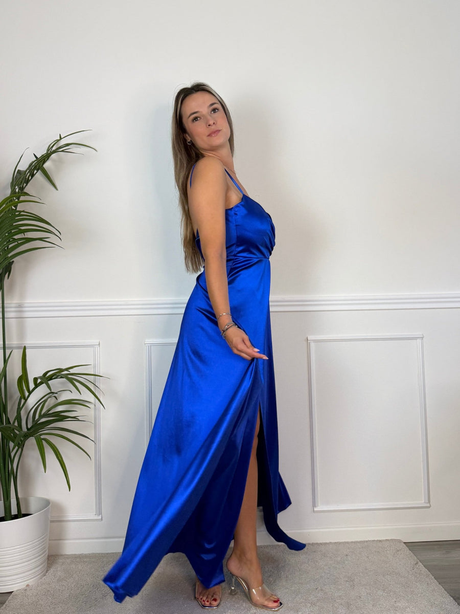 Vestito lungo in raso VELOUR – alternate