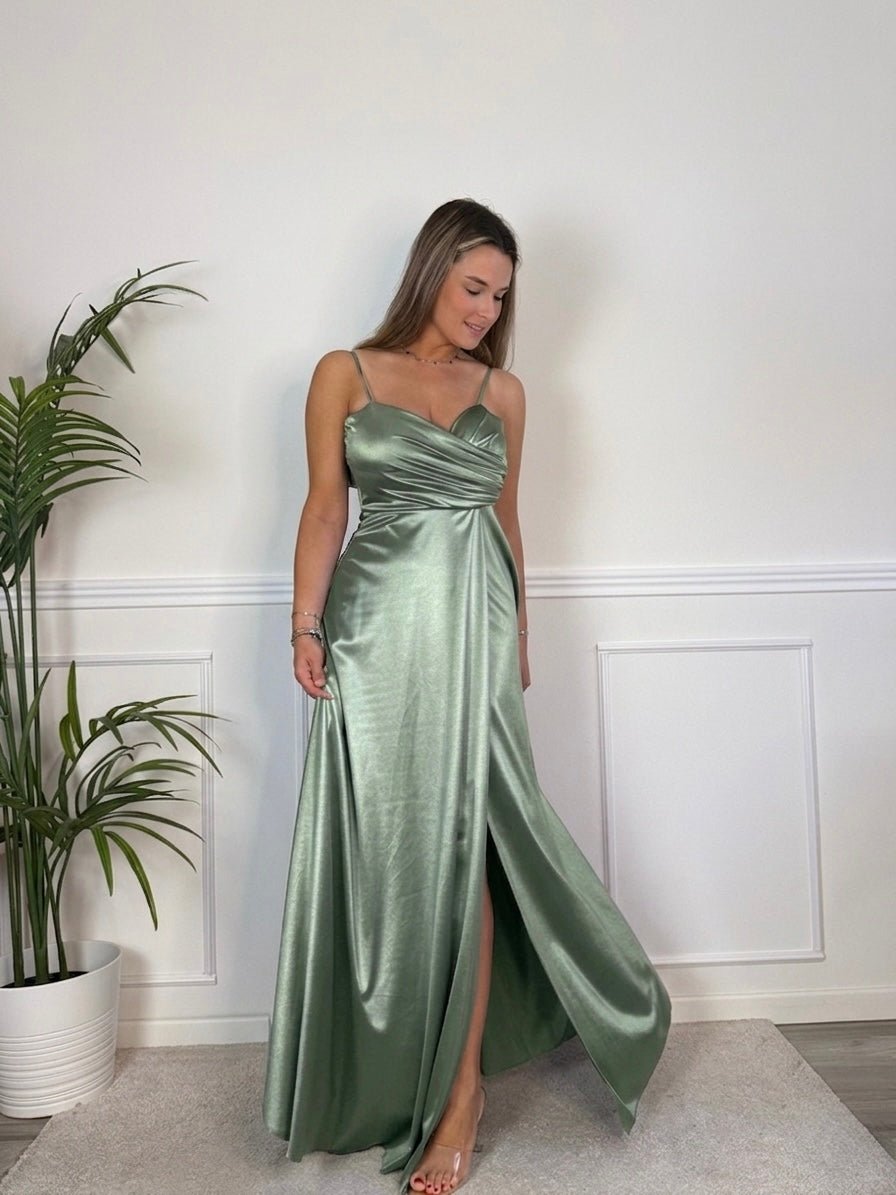 Vestito lungo in raso VELOUR - Follie by Alice Immagine secondaria del prodotto