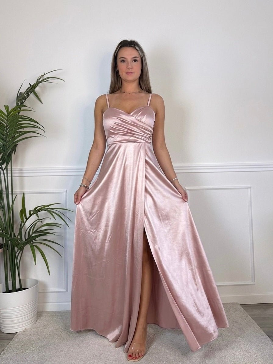 Vestito lungo in raso VELOUR - Follie by Alice