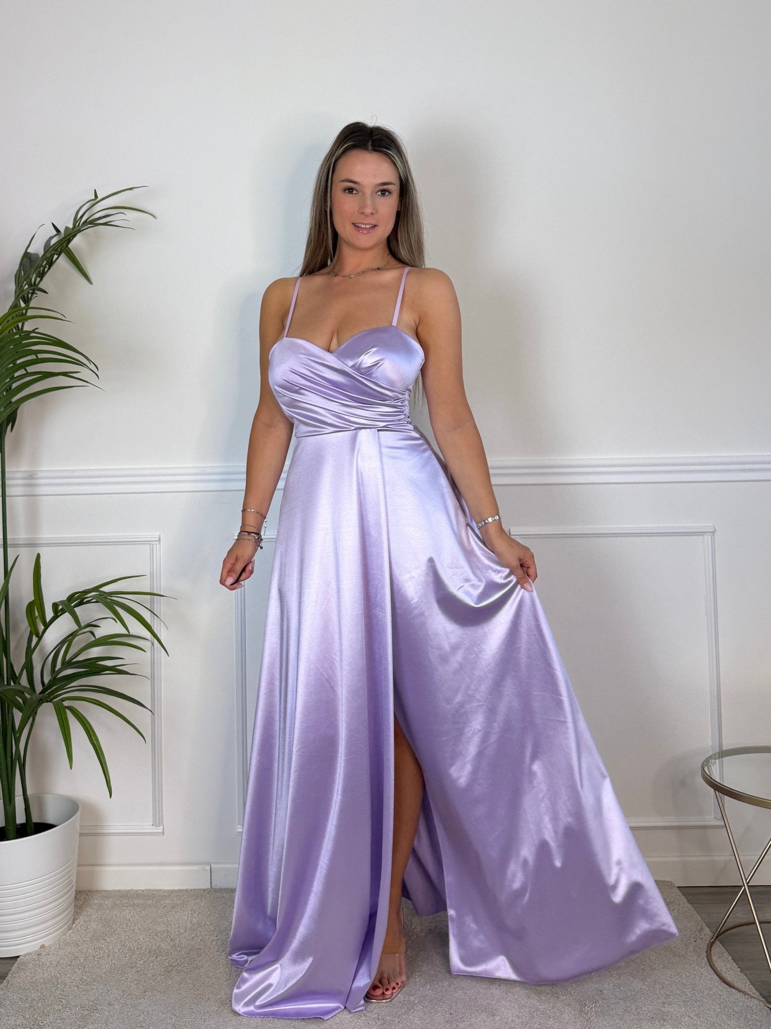 Vestito lungo in raso VELOUR - Follie by Alice