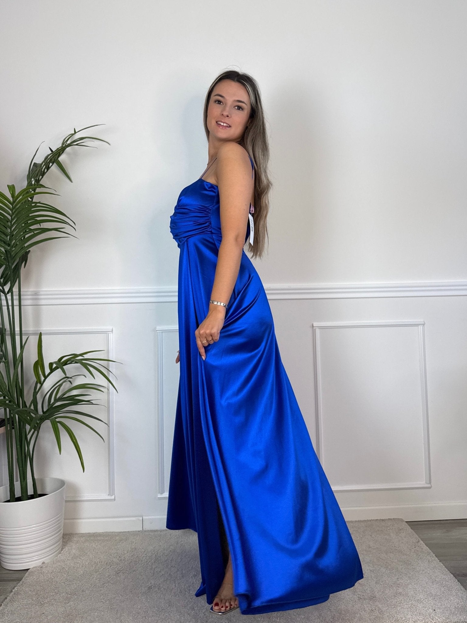 Vestito lungo in raso VELOUR - Follie by Alice