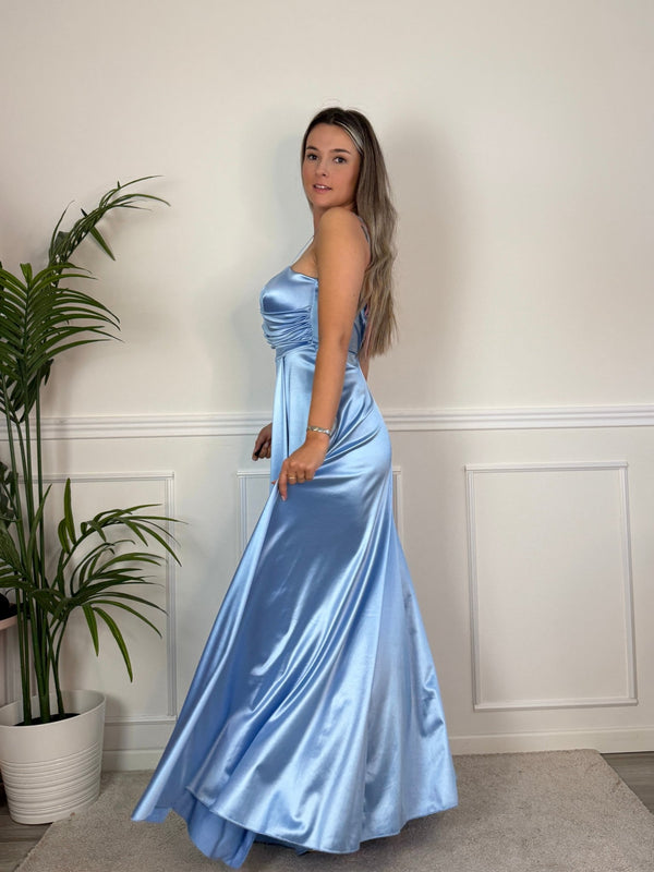 Vestito lungo in raso VELOUR - Follie by Alice