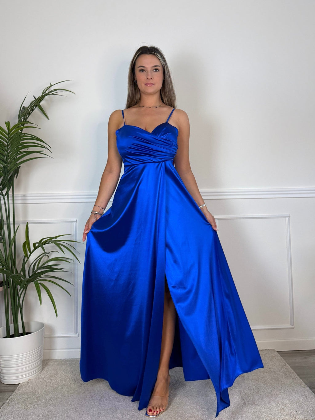 Vestito lungo in raso VELOUR - Follie by Alice