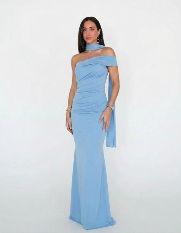 Vestito lungo monospalla ESTELLE - Follie by Alice