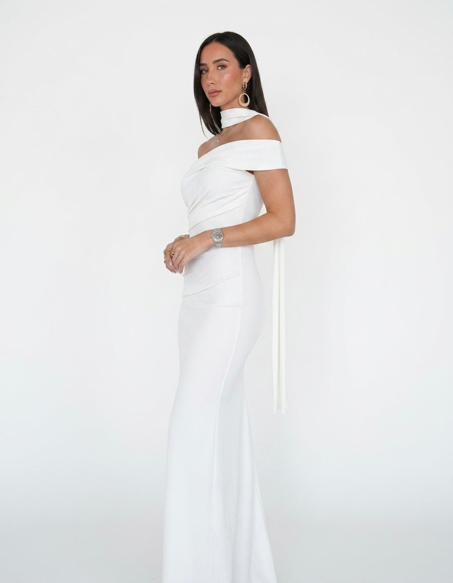 Vestito lungo monospalla ESTELLE - Follie by Alice