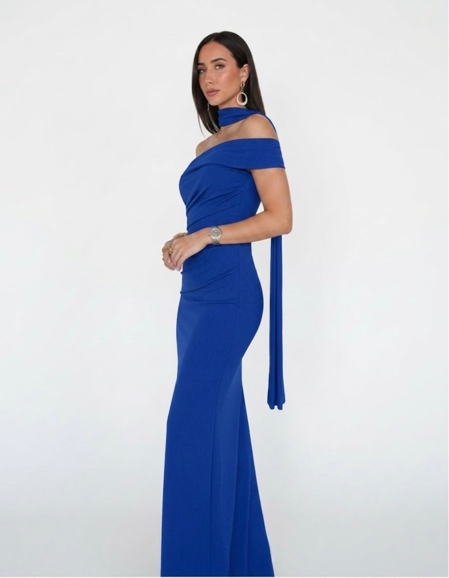 Vestito lungo monospalla ESTELLE - Follie by Alice