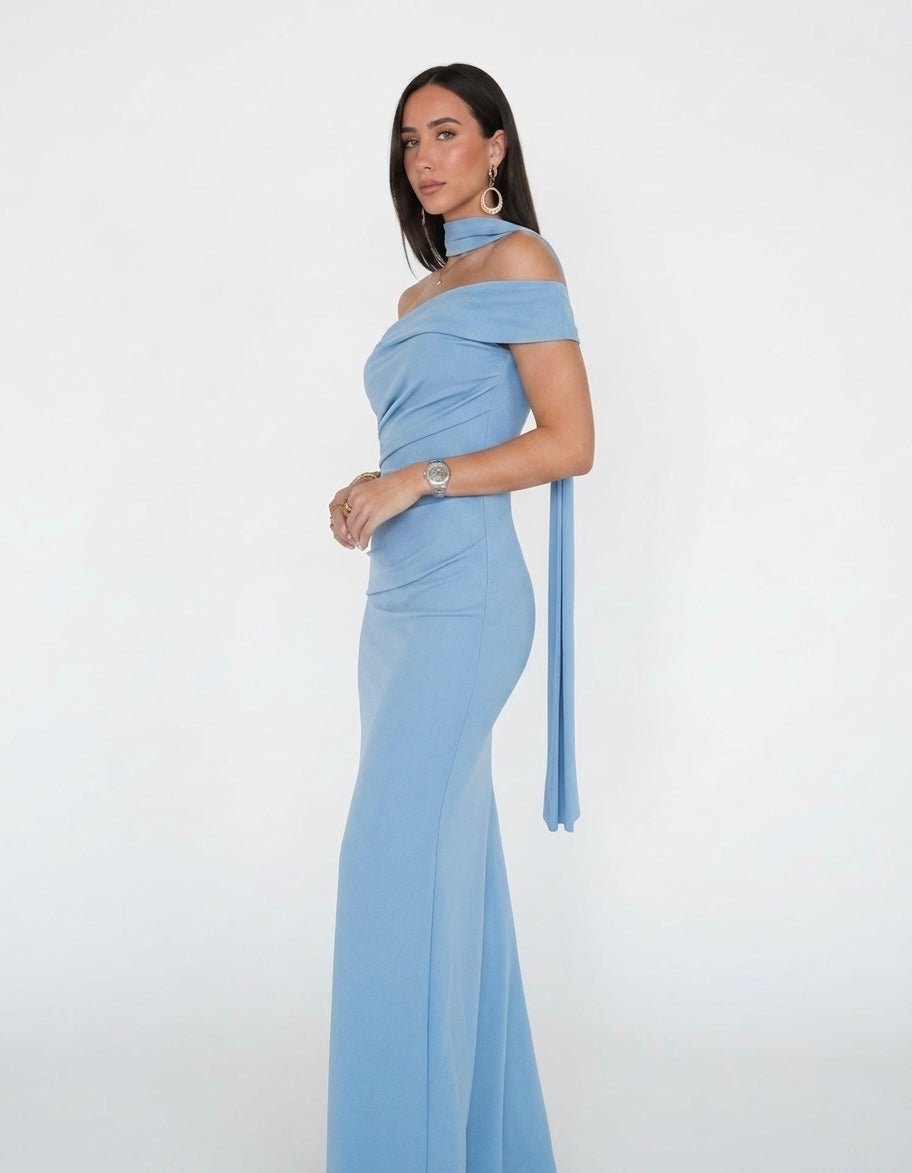 Vestito lungo monospalla ESTELLE - Follie by Alice