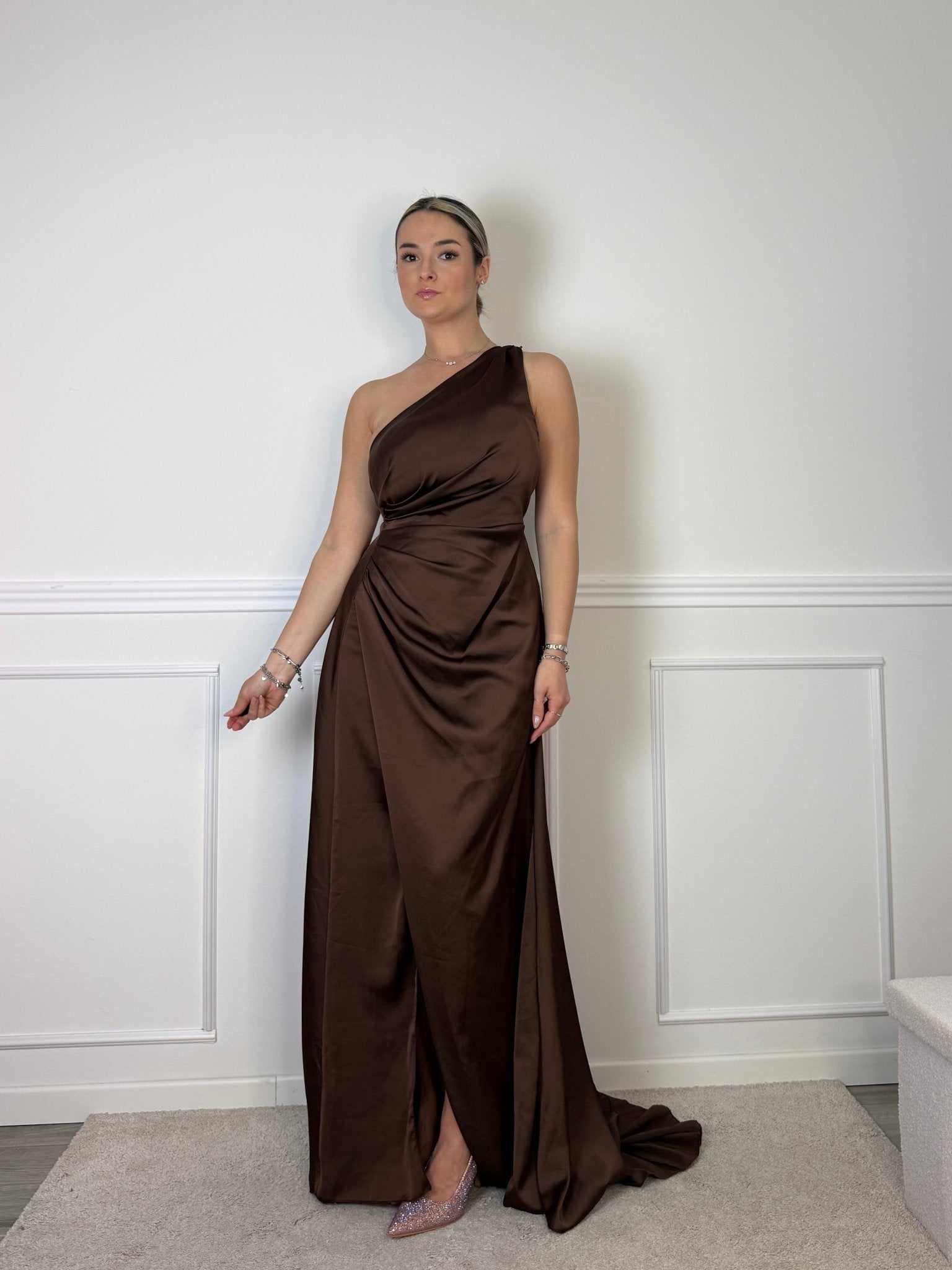 Vestito lungo monospalla GLAMOUR - Follie by Alice