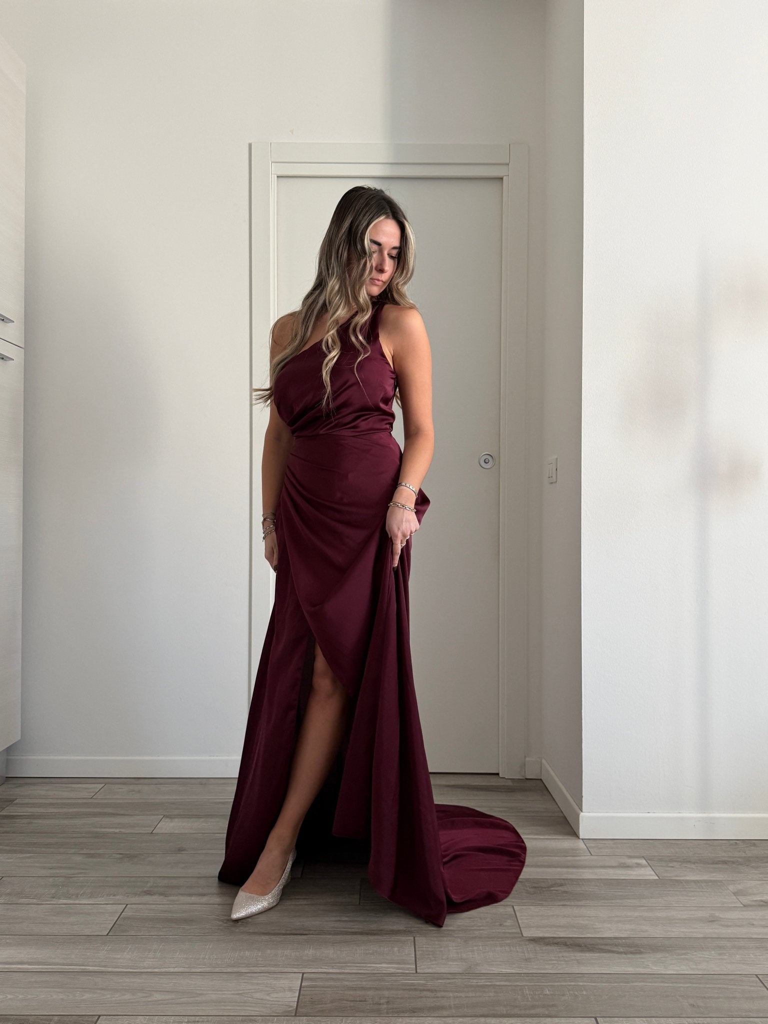 Vestito lungo monospalla GLAMOUR - Follie by Alice