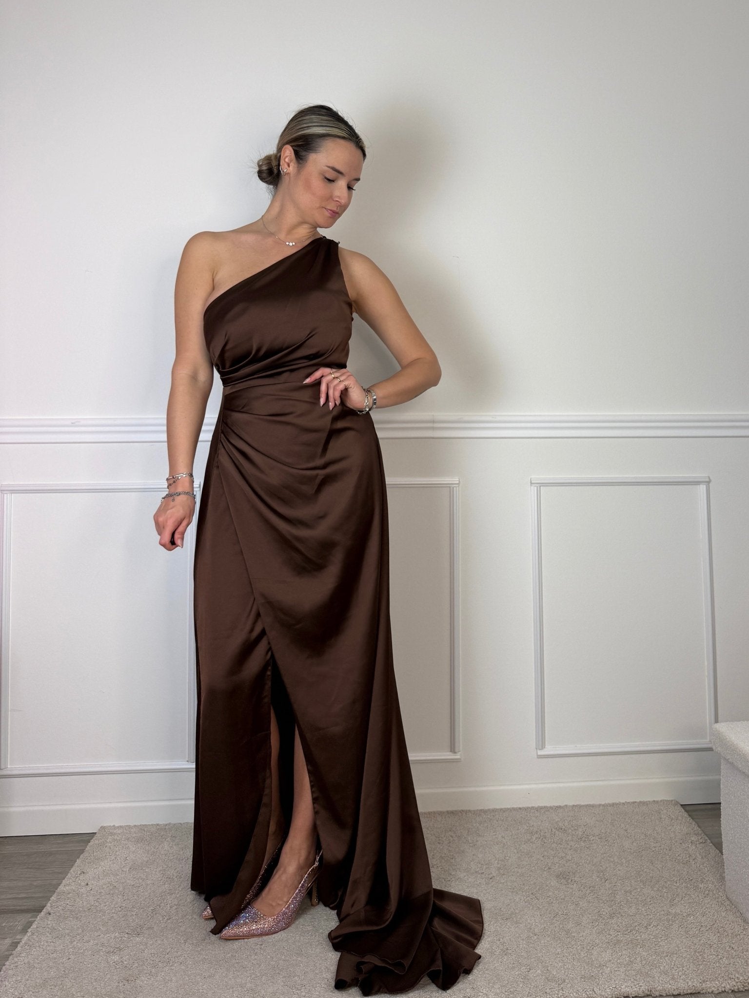 Vestito lungo monospalla GLAMOUR - Follie by Alice