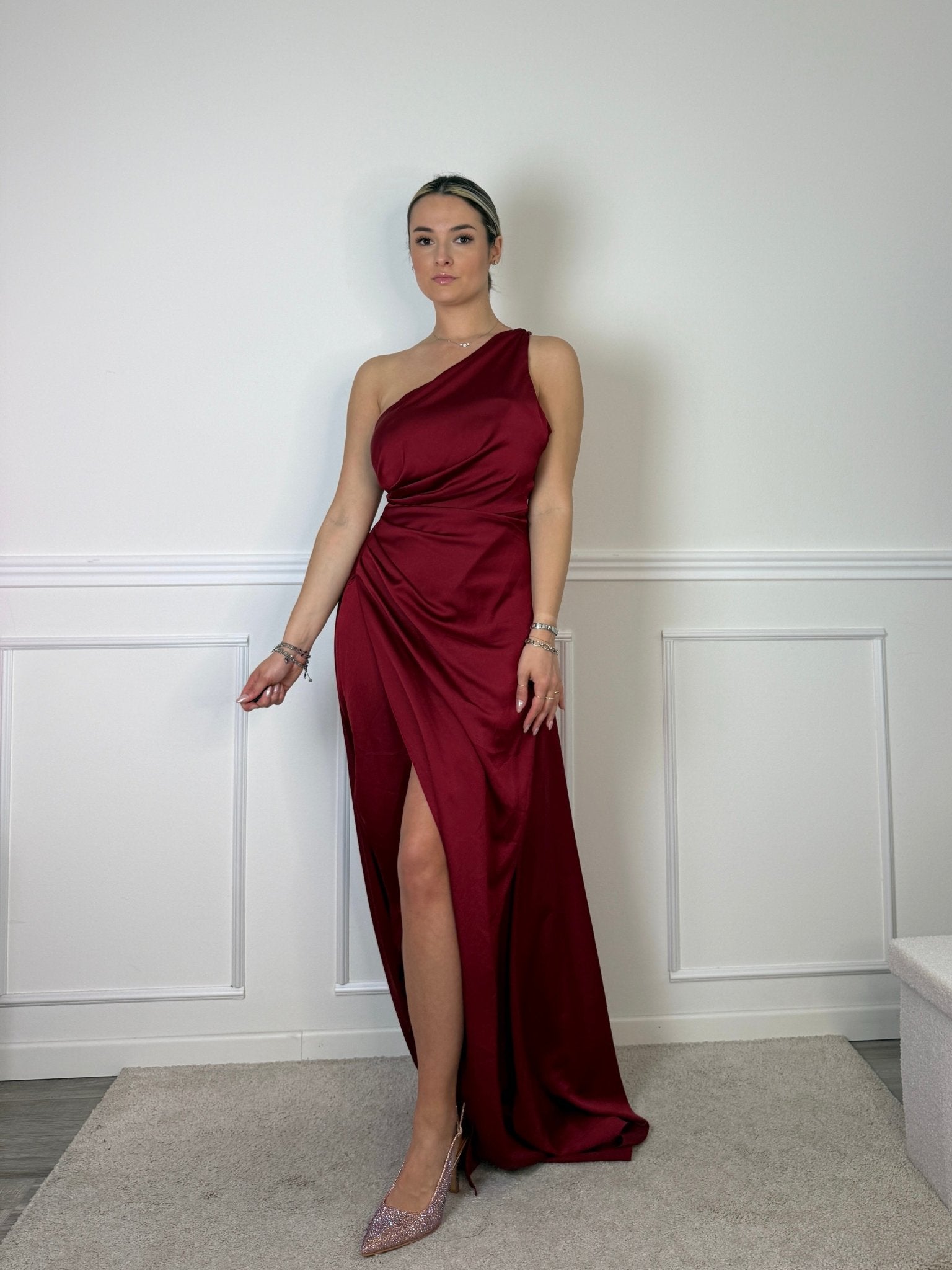 Vestito lungo monospalla GLAMOUR - Follie by Alice