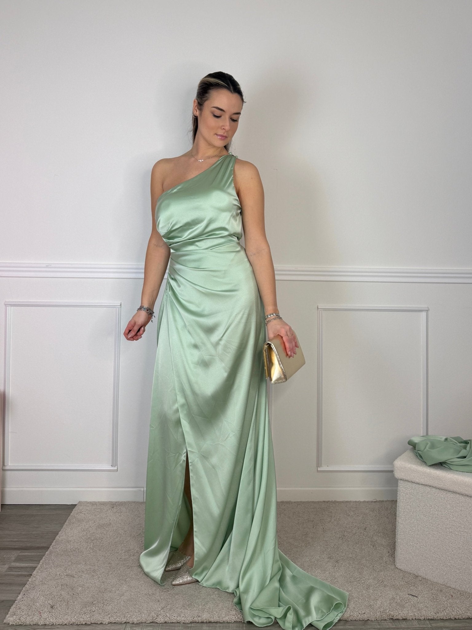 Vestito lungo monospalla GLAMOUR - Follie by Alice