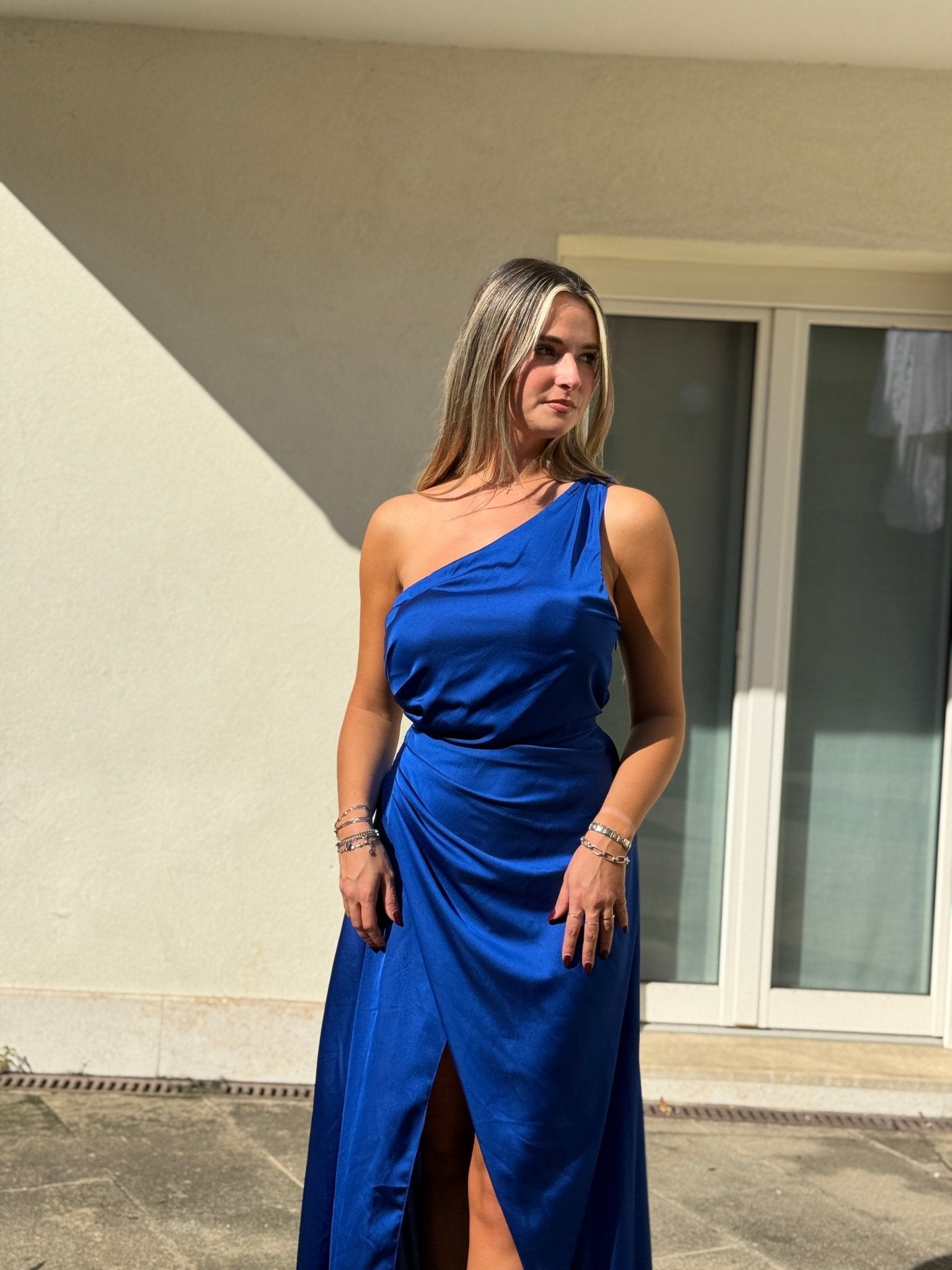 Vestito lungo monospalla GLAMOUR - Follie by Alice