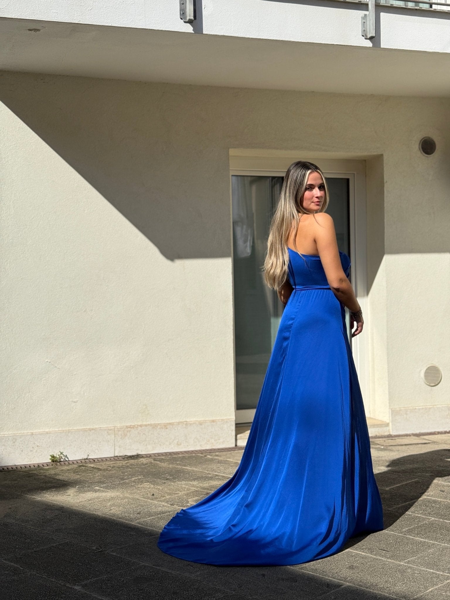 Vestito lungo monospalla GLAMOUR - Follie by Alice