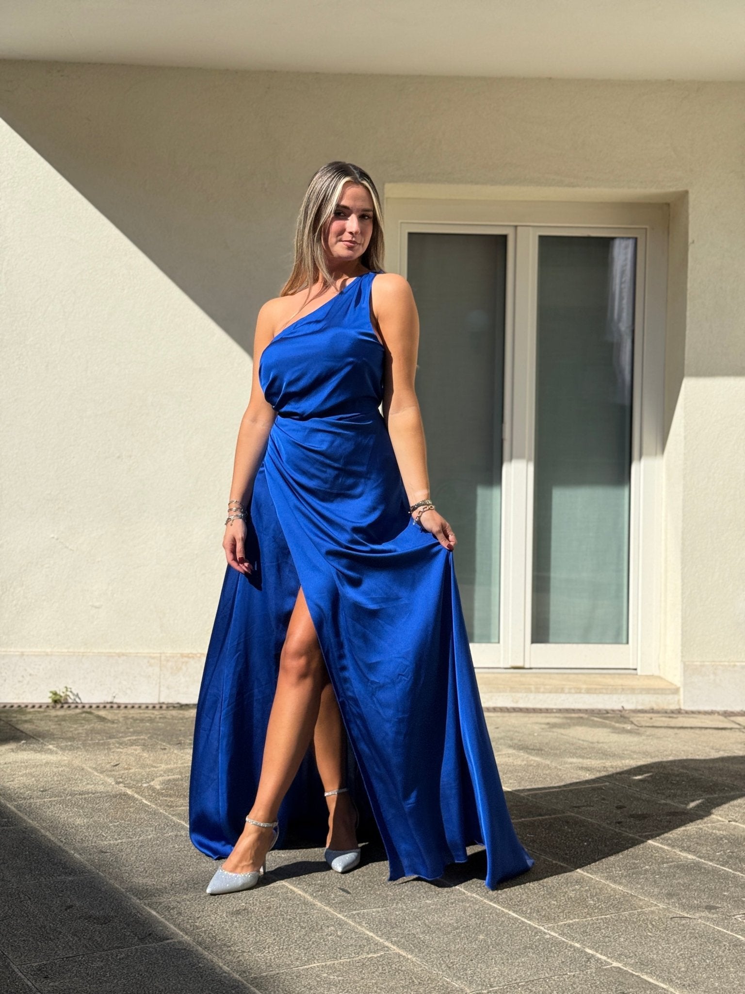 Vestito lungo monospalla GLAMOUR - Follie by Alice