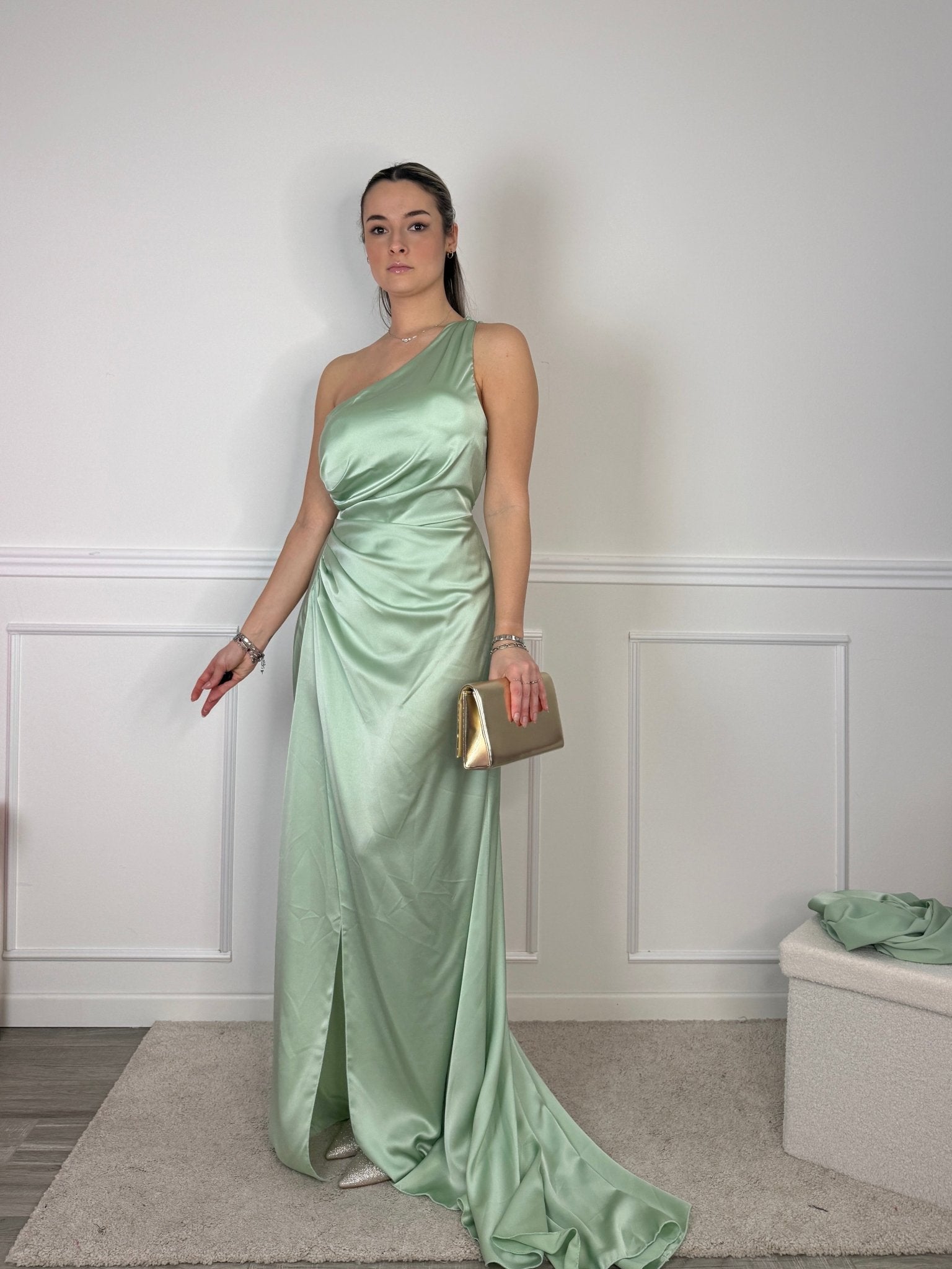 Vestito lungo monospalla GLAMOUR - Follie by Alice