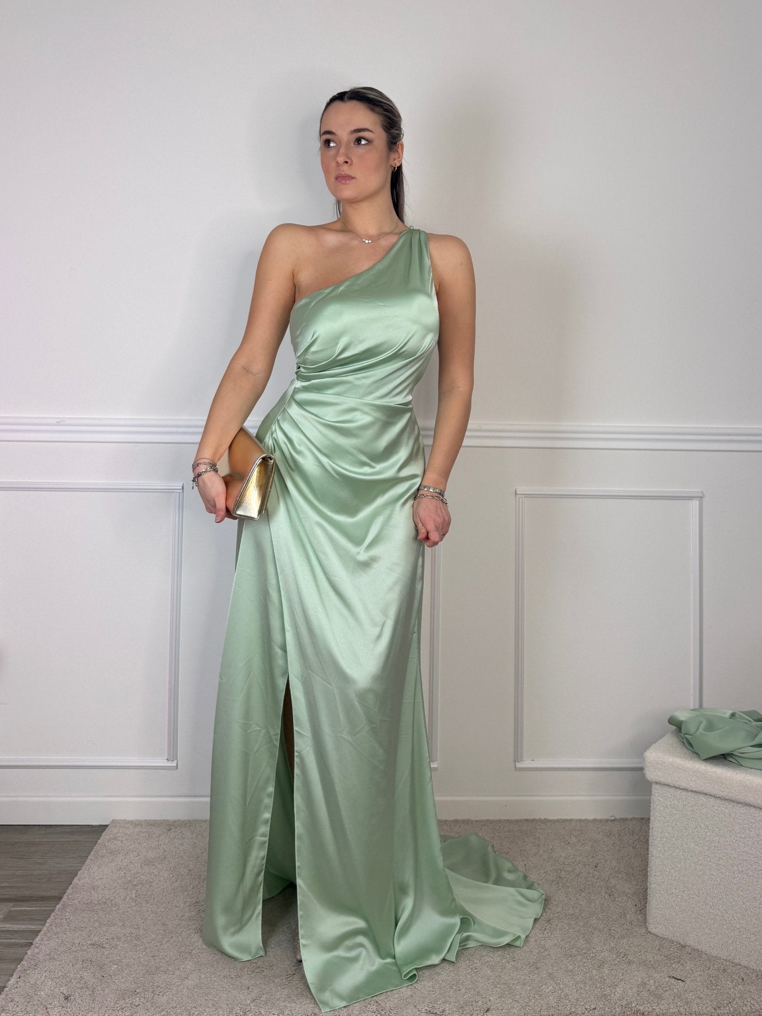 Vestito lungo monospalla GLAMOUR - Follie by Alice