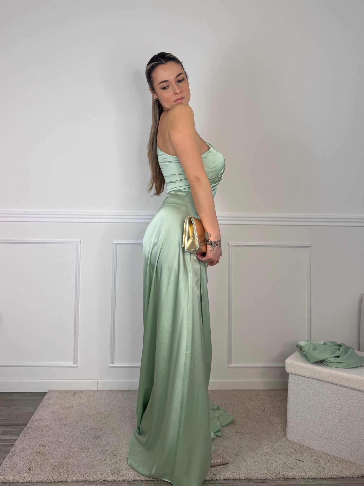 Vestito lungo monospalla GLAMOUR - Follie by Alice