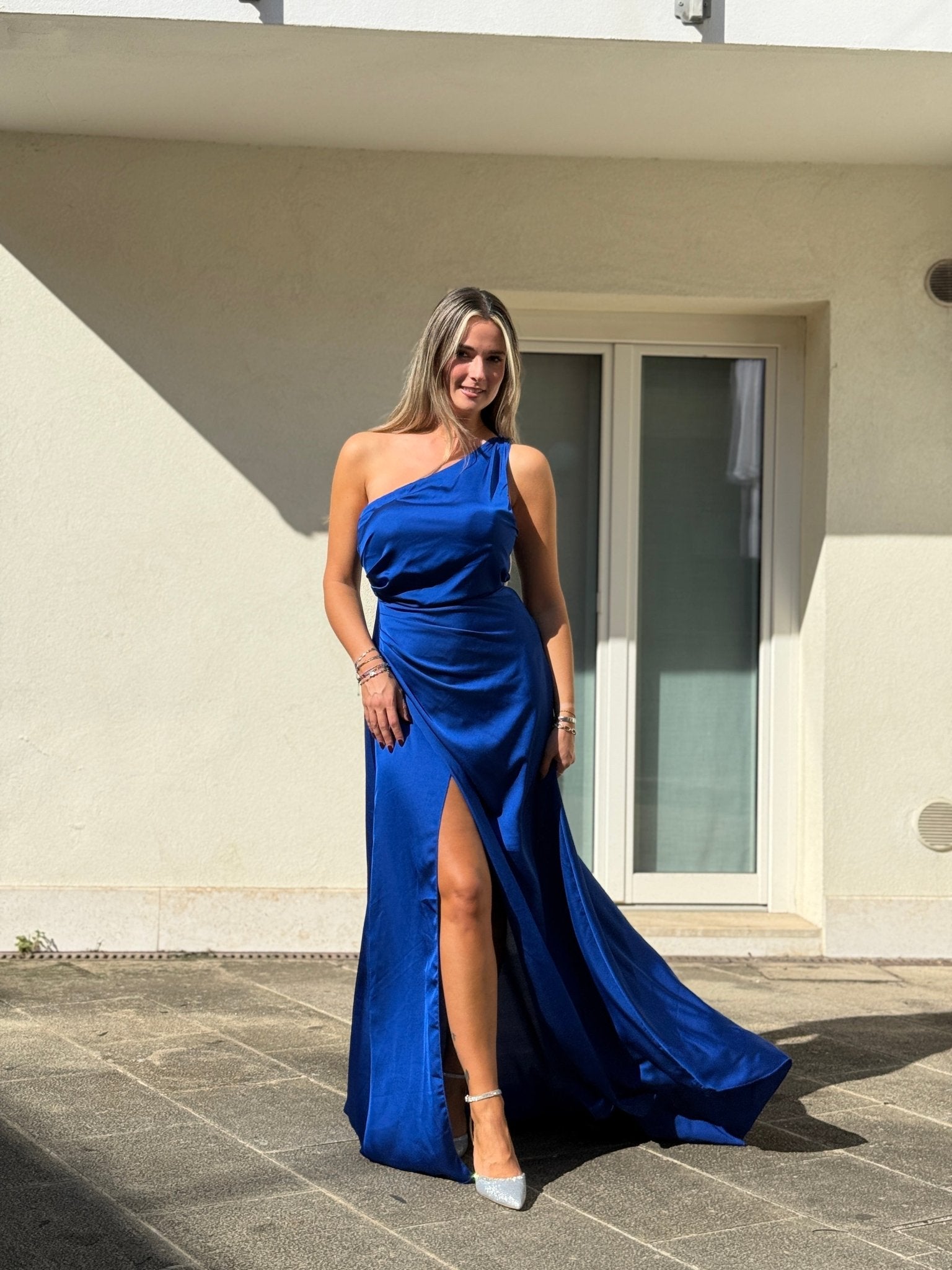 Vestito lungo monospalla GLAMOUR - Follie by Alice