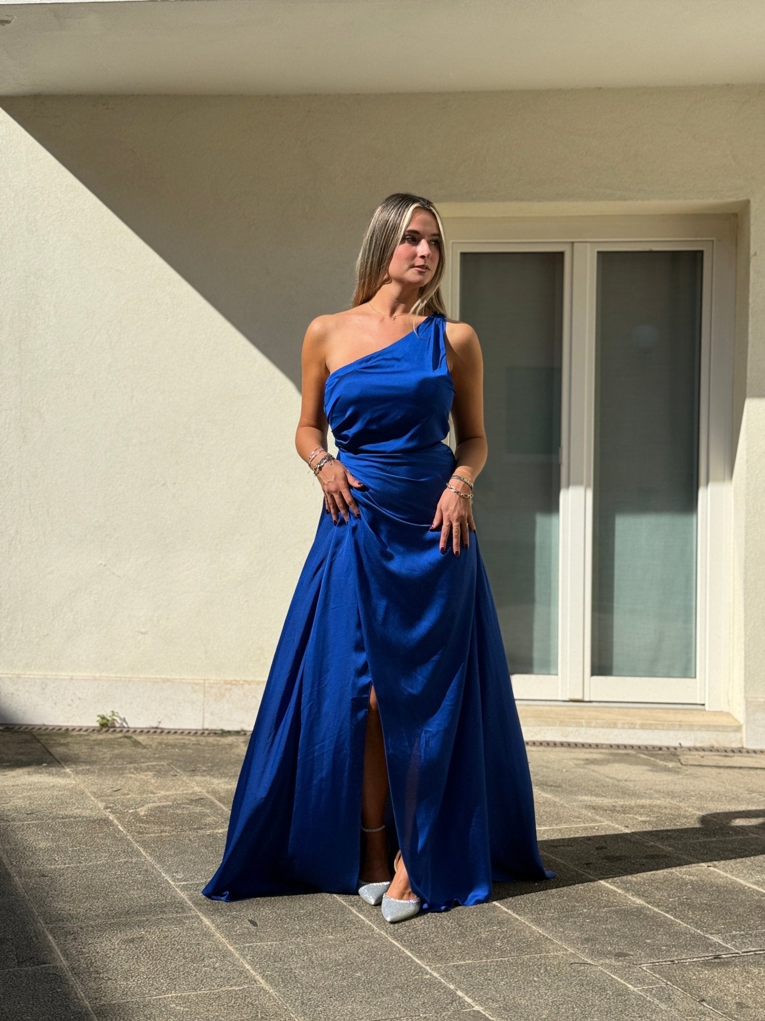 Vestito lungo monospalla GLAMOUR - Follie by Alice