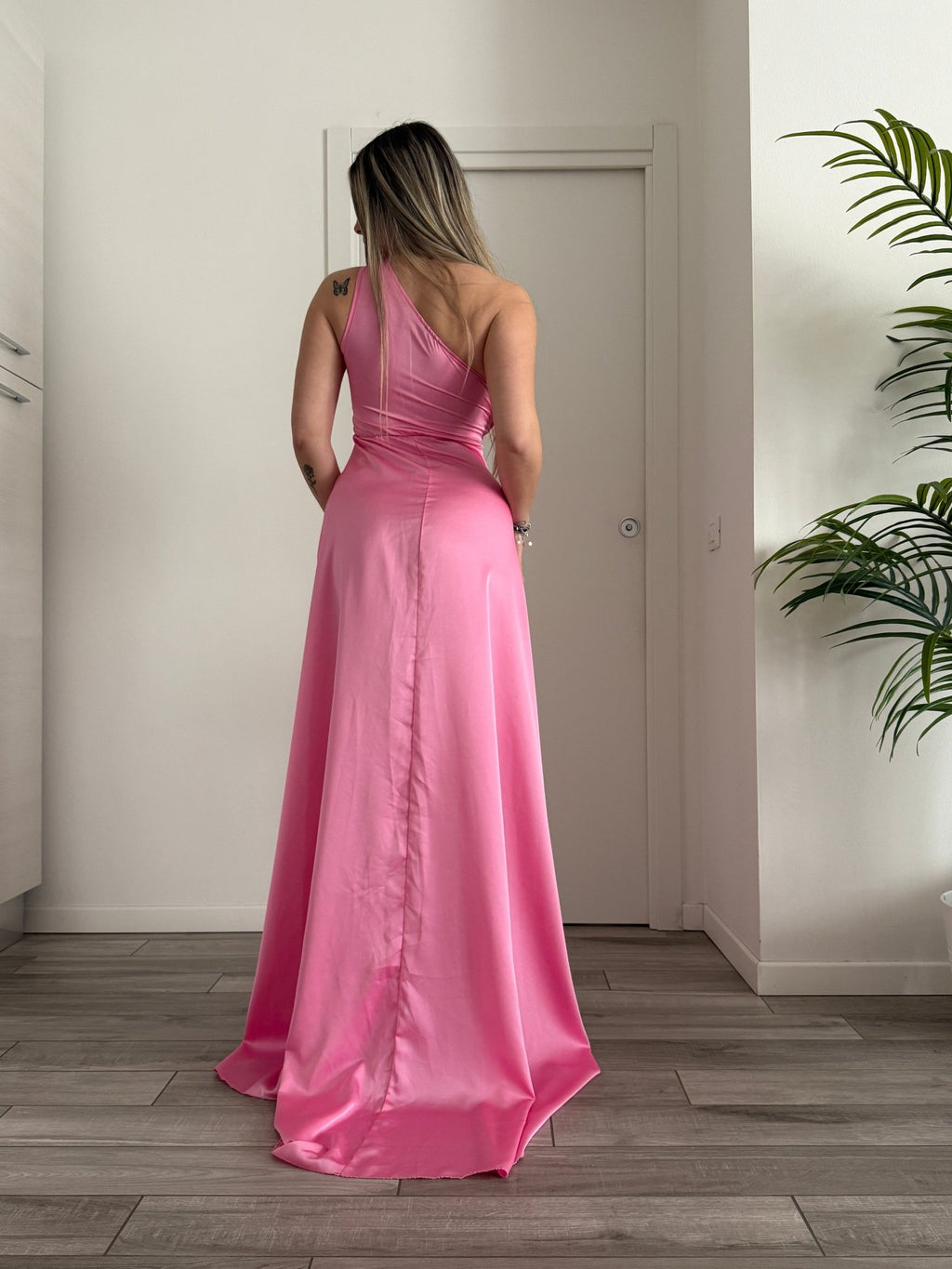 Vestito lungo monospalla BEATRIX - Follie by Alice
