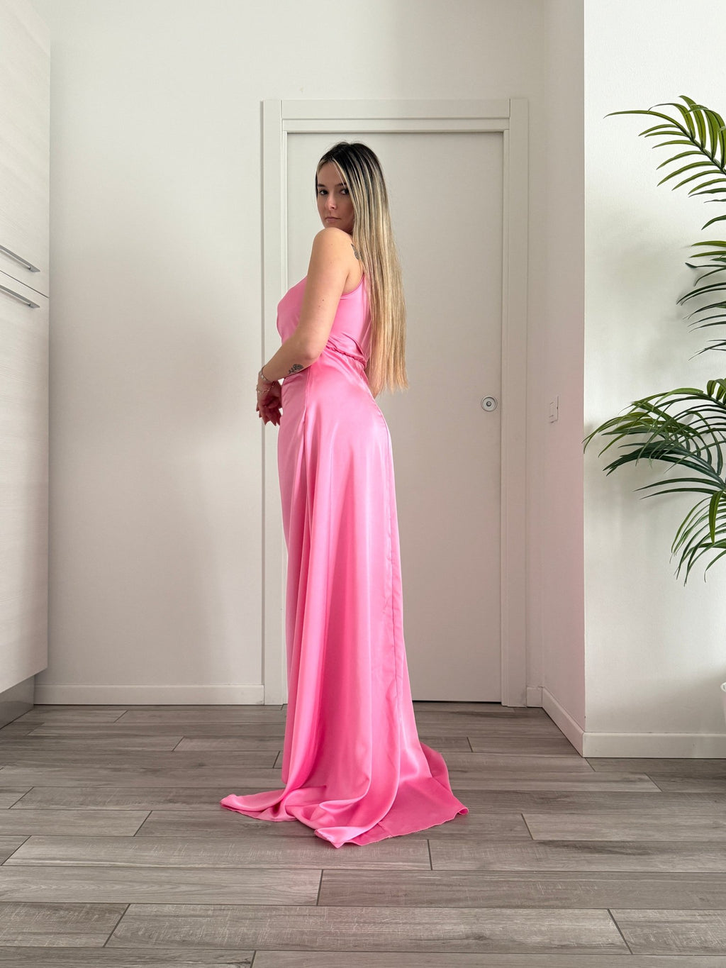 Vestito lungo monospalla BEATRIX - Follie by Alice