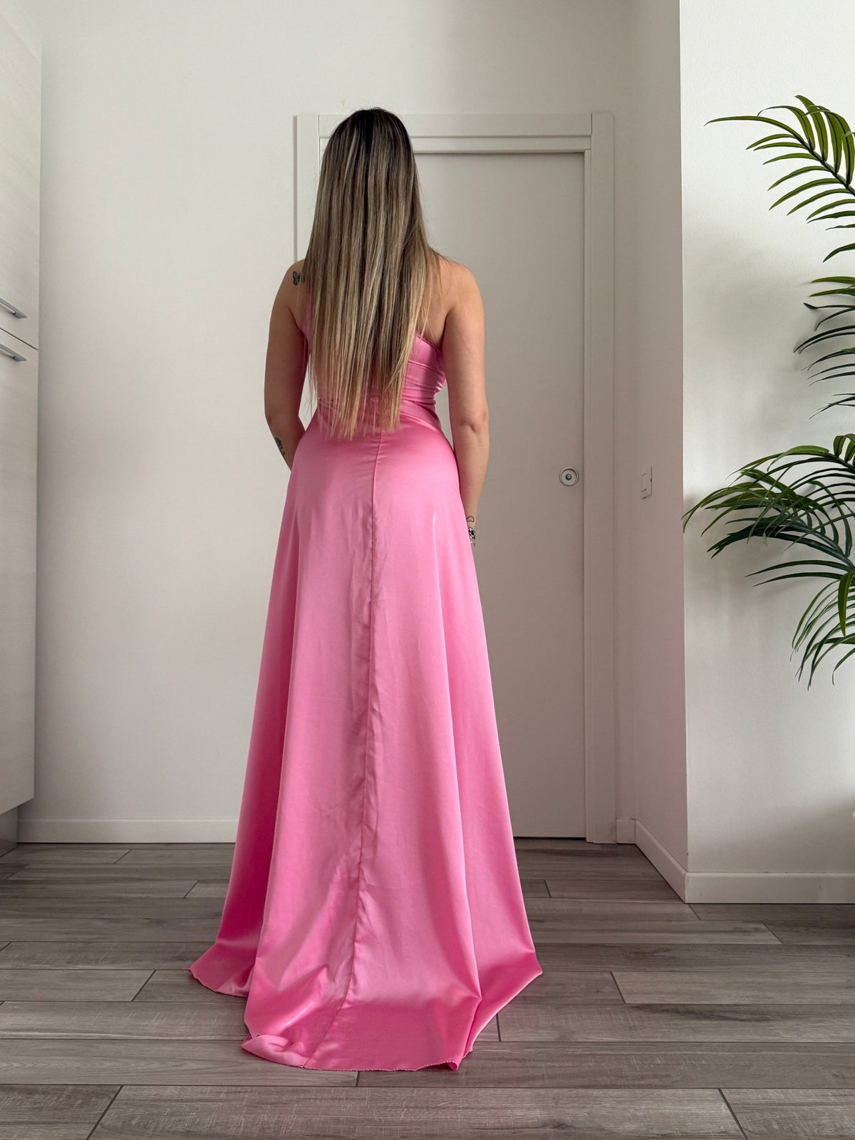 Vestito lungo monospalla BEATRIX - Follie by Alice