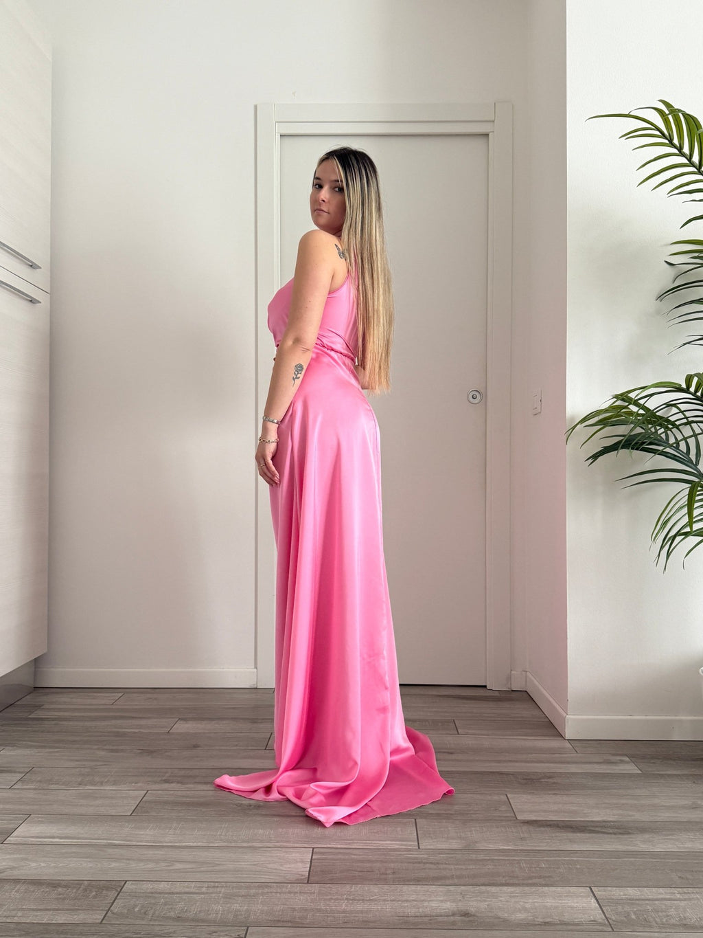 Vestito lungo monospalla BEATRIX - Follie by Alice